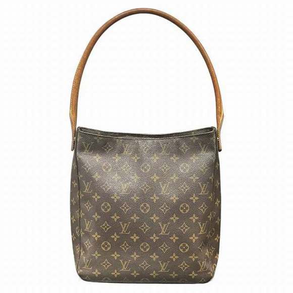 Louis Vuitton Monogram Looping GM M51145 Bag Tote Shoulder Women's - Picture 1 of 9